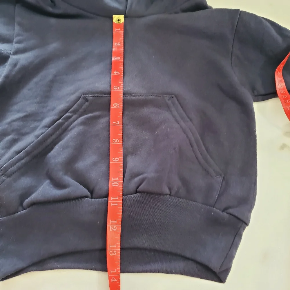 2 Hanes Youth Pullover Hoodie  Navy size XS